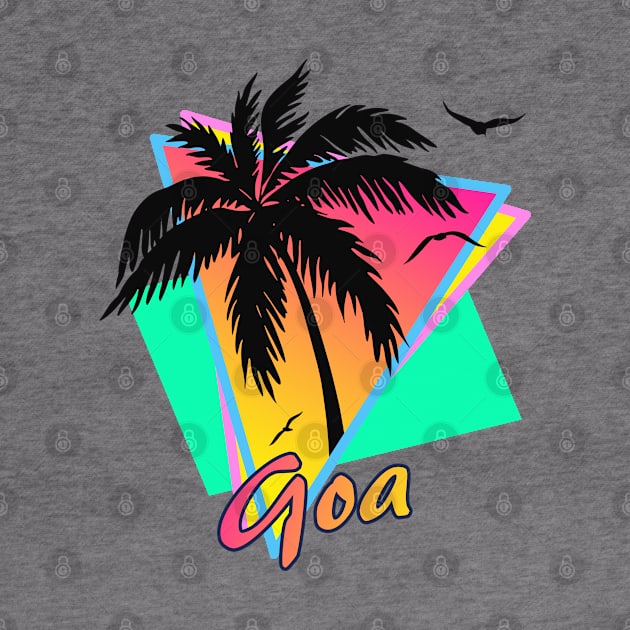 Goa Cool 80s Sunset by Nerd_art